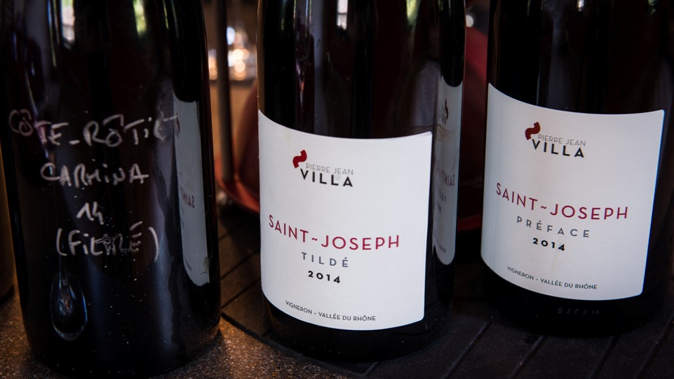 Domaine Pierre Jean Villa bottles
