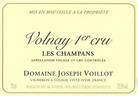 Domaine Joseph Voillot label