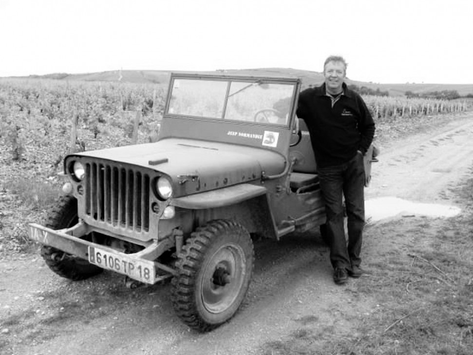 Thierry Merlin with his WWII Jeep