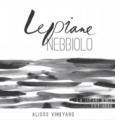 L.A.Lepiane Nebbiolo label