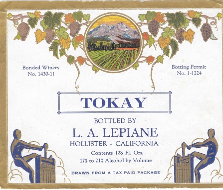 L.A.Lepiane original label