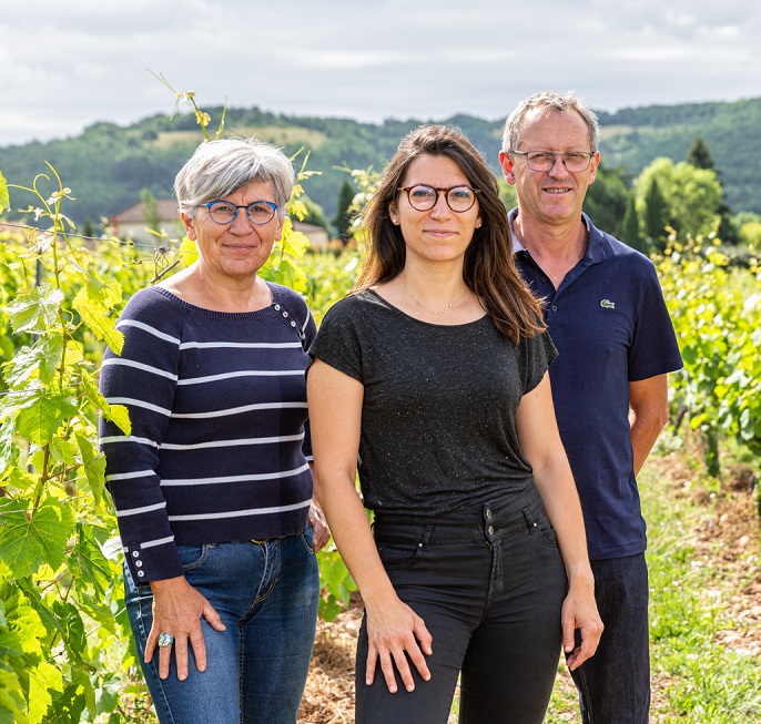 The Fourniés (Cathy, Mathilde and Daniel) of Château Haut-Monplaisir