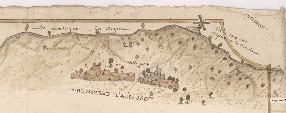 Nogent l'Abbesse in 1715