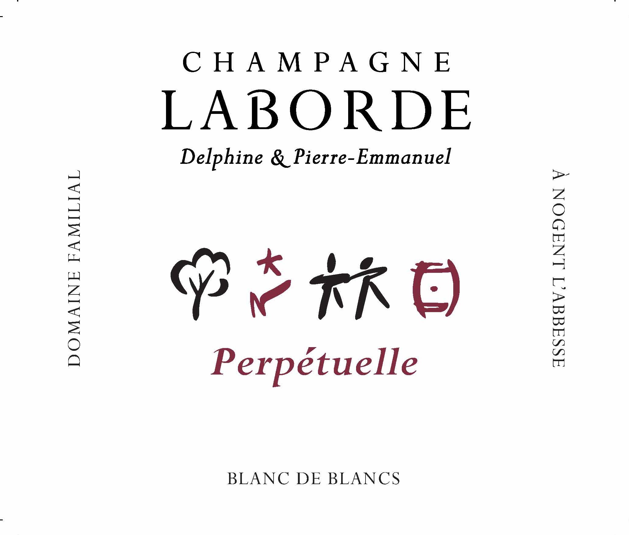 Champagne Laborde Perpetuelle label