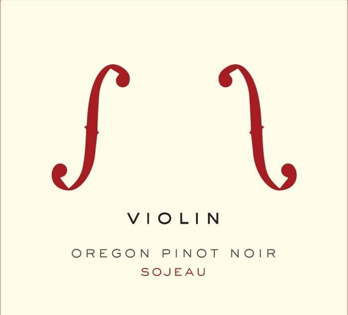 Violin Pinot Noir Sojeau label