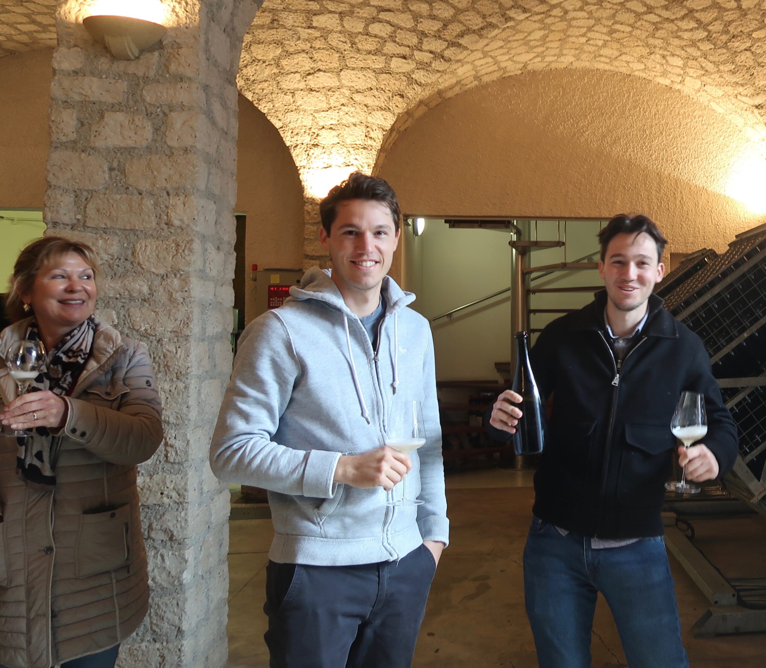 Champagne Thierry Fournier: Murielle, Maxime et Julien