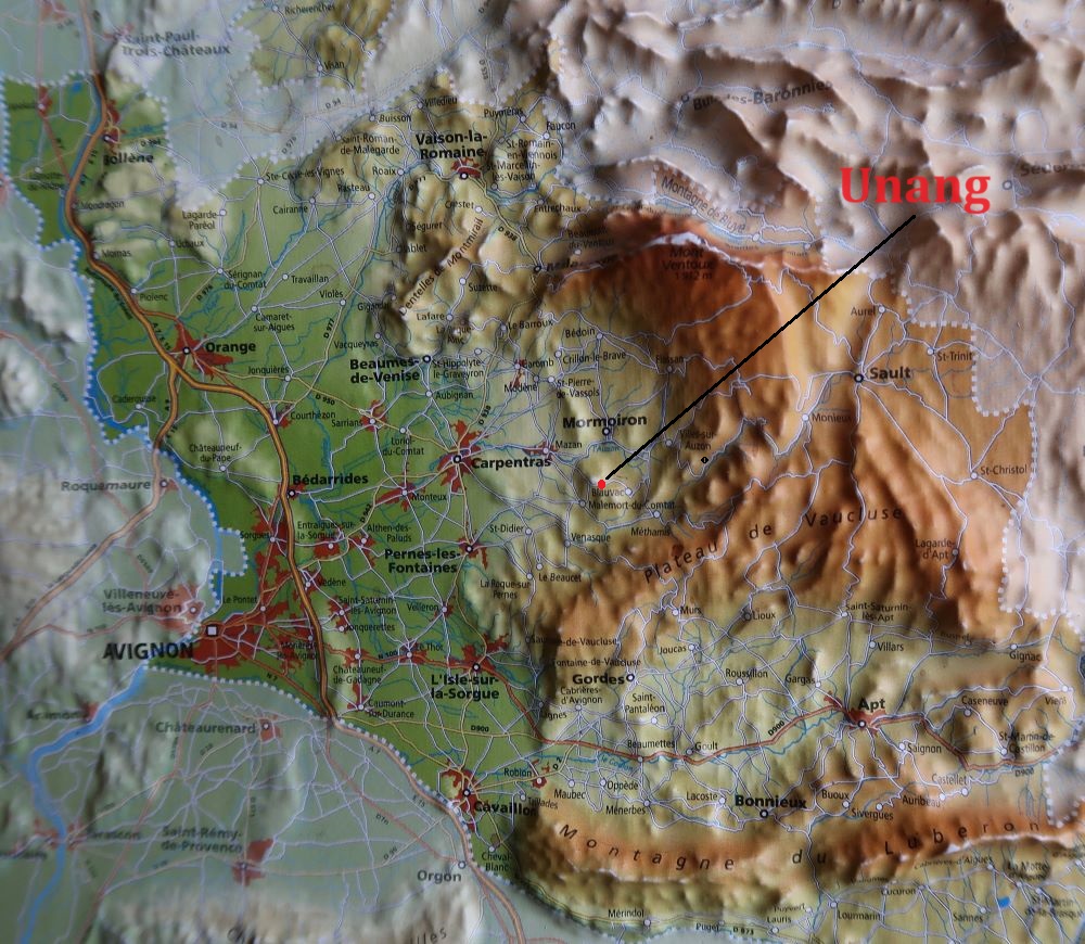 Château Unang map