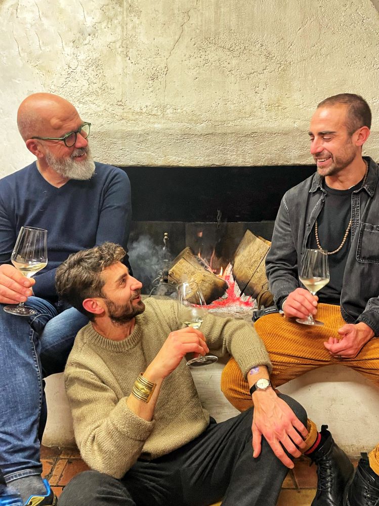 Tenuta dell'Ugolino's Andrea with his stepsons