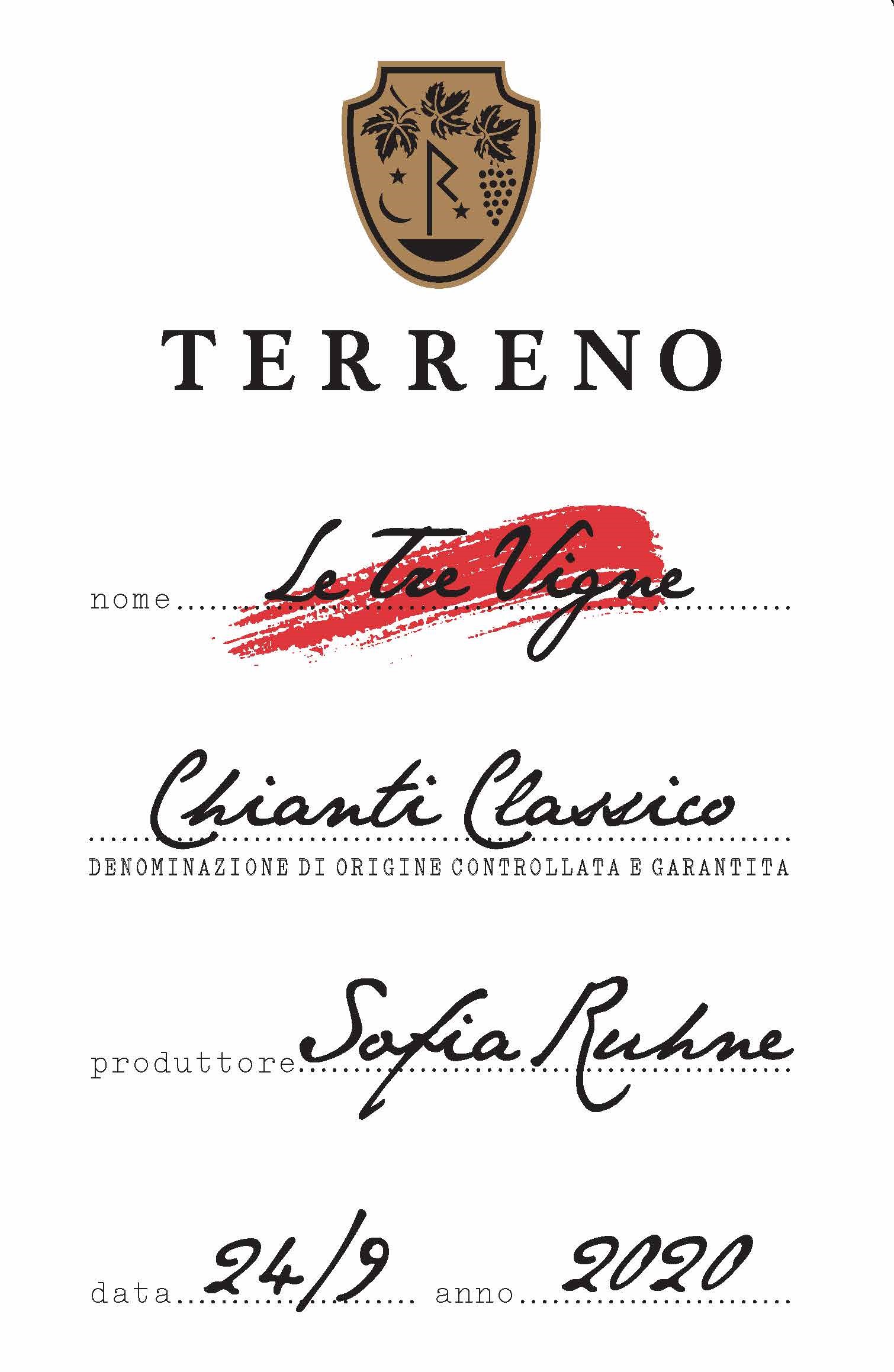 Terreno Chianti Classico Le Tre Vigne label