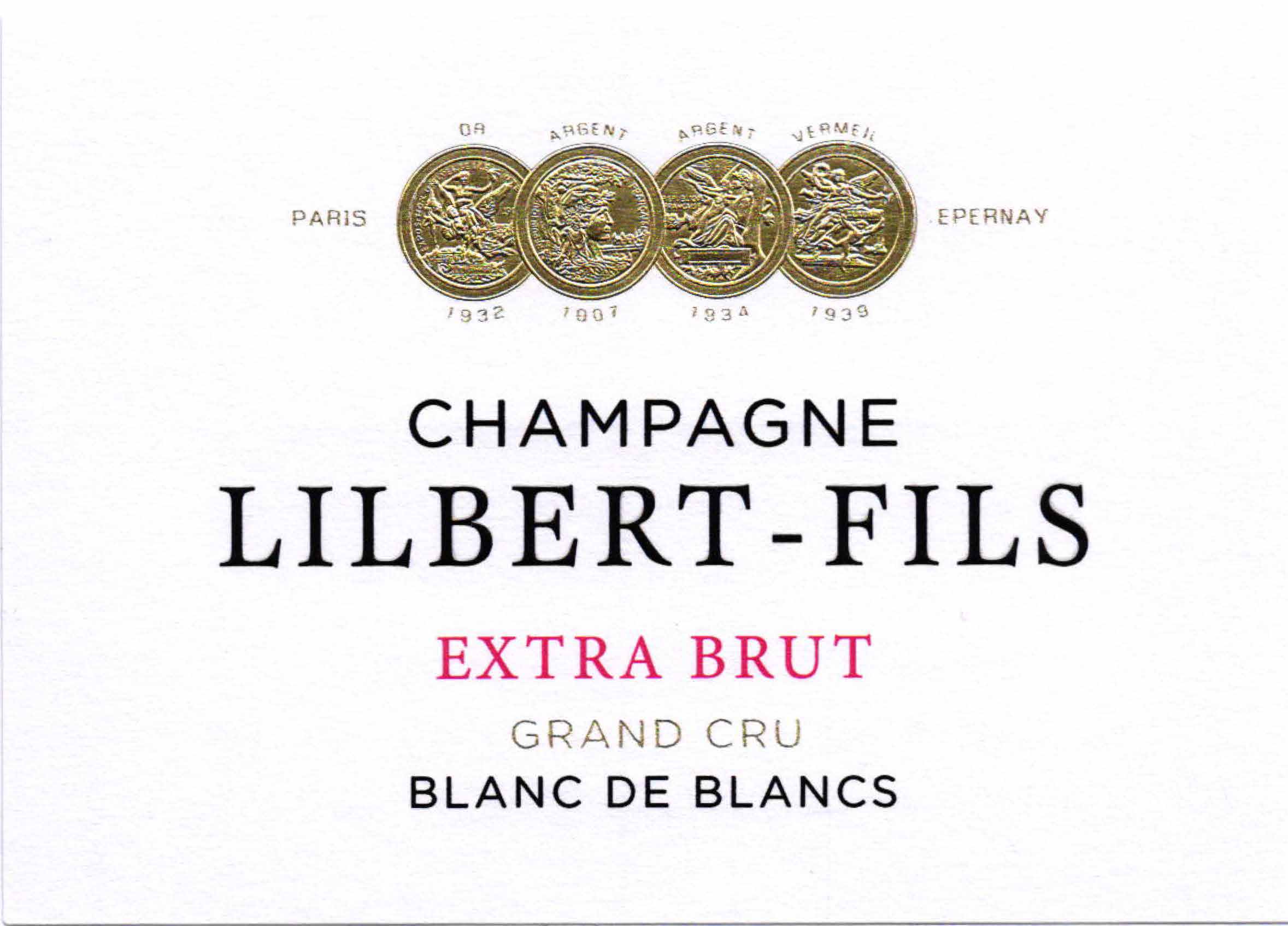 Lilbert Blanc de Blancs label