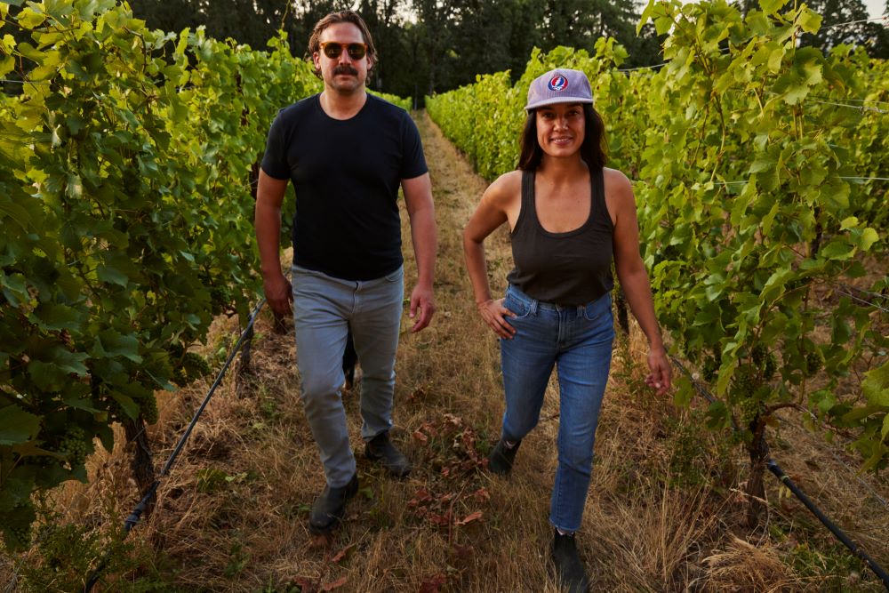 Kate and Tom Monroe at Division Wine