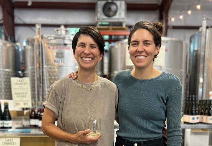 Melaney and Malia of LandMass Wines