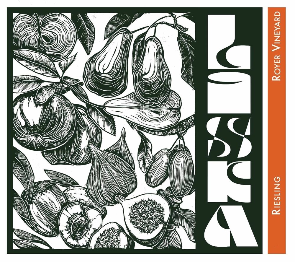 Liska Wines Riesling label