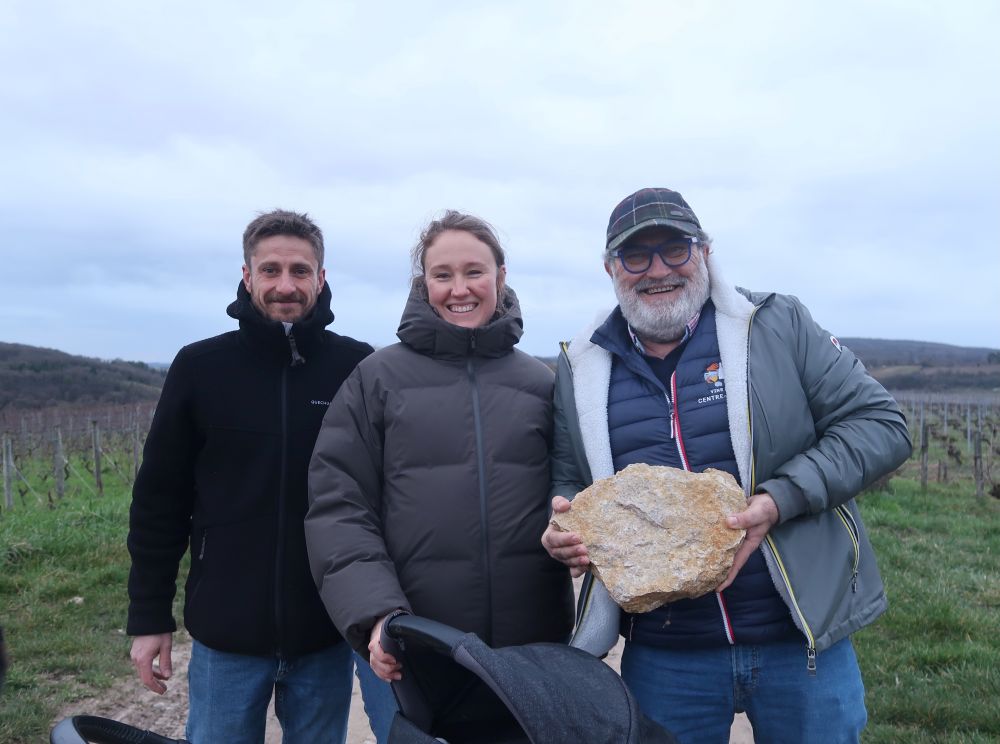 Domaine Minchin family: Louise, François and Bertrand