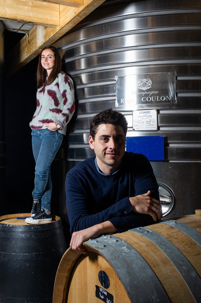 Champagne Roger Coulon: Louise and Edgar